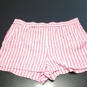 Universal Thread Pink and White Striped Shorts Sz XXL